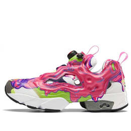 Кроссовки ghostbusters x instapump fury 'psychomagnotheric slime' Reebok, розовый h03295 | pink/green
