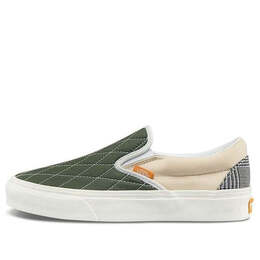 Кроссовки slip-on sneakers multi-color 'green light gray' Vans, зеленый vn000xg88mz | green/light gray