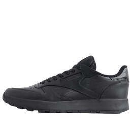 Кроссовки maison margiela x classic leather tabi 'black' Reebok, черный h04864 | black