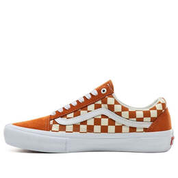 Кроссовки old skool pro 'golden oak checkerboard' Vans, коричневый vn000zd4uzw | brown/white