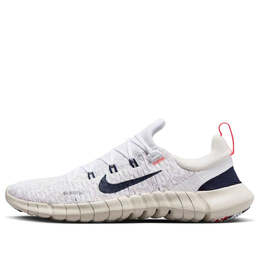 Кроссовки free run 5.0 next nature 'white obsidian crimson' Nike, белый cz1884-103 | white / obsidian / light brown