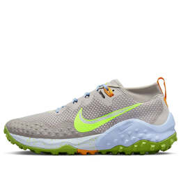 Кроссовки wildhorse 7 'light iron ore volt' Nike, серый cz1856-004 | gray/green