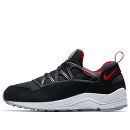 Кроссовки air huarache light 'black university red' Nike, черный 306127-006 | black/university red/wolf grey