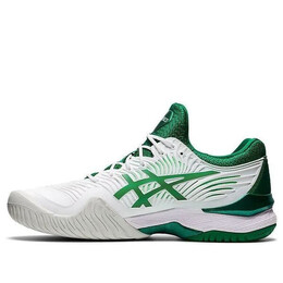 Кроссовки court ff novak 'white kale' Asics, белый 1041a089-104 | white/green
