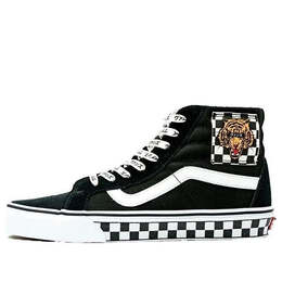 Кроссовки vault sk8-hi reissue tiger check 'black white' Vans, черный vn0a2xsbvx1 | black/white