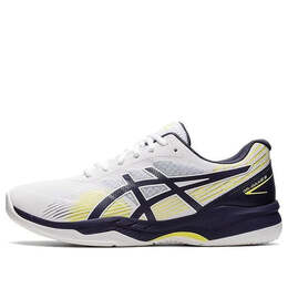 Кроссовки gel game 8 'white indigo fog' Asics, белый 1041a192-103 | white/blue/yellow