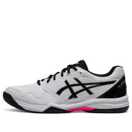 Кроссовки gel dedicate 7 'white black pink' Asics, белый 1041a223-104 | whiteblack