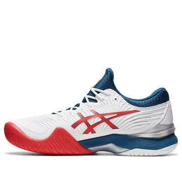 Кроссовки court ff 2 novak 'white mako blue' Asics, белый 1041a083-102 | white/blue/red