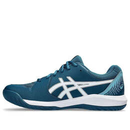 Кроссовки gel dedicate 8 wide 'restful teal white' Asics, мультиколор 1041a410-400 | restful teal/white