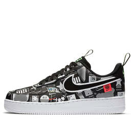 Кроссовки air force 1 '07 lx 'worldwide pack - black' Nike, черный cz5927-001 | black