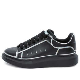 Кроссовки oversized sneaker 'black silver holo' Alexander McQueen, черный 645868wibnv1587 | black/silver holo