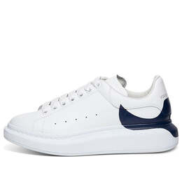 Кроссовки oversized sneaker 'white navy heel' Alexander McQueen, белый 645863whz4l9098 | white/navy