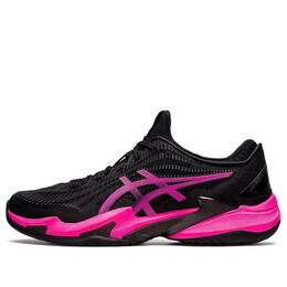 Кроссовки court ff 3 'black hot pink' Asics, черный 1041a370-001 | black/pink