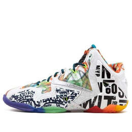 Кроссовки lebron 11 premium 'what the lebron' Nike, черный 650884-400 | black/silver/silverblue