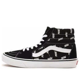 Кроссовки sk8-hi ' allover logo - black' Vans, черный vn0a32qgqw7 | black