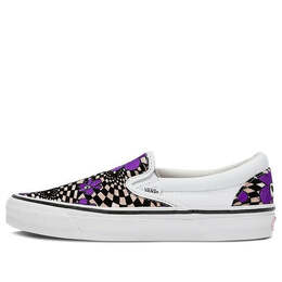 Кроссовки perks and mini x og classic slip-on lx 'heliotrope' Vans, черный vn0a32qnbf2 | black/white/purple