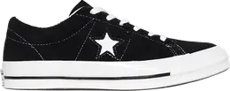 Кроссовки Converse One Star Low Black Suede, черный 158369c | black