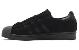 Кроссовки для скейтбординга Superstar Series мужские, низкие, темно-серый Adidas id4637 | black gray