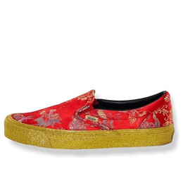 Кроссовки opening ceremony x og classic slip-on 'good luck' Vans, красный vn0a32qnsjs | red/gold