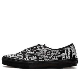 Кроссовки x comme des garcons authentic lx 'graffiti' Vans, черный vn0a33tas07 | black