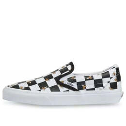 Кроссовки classic slip-on bee check 'black white' Vans, черный vn0a33tb9eh | black/white