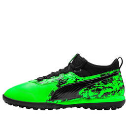 Кроссовки one 19.3 tt tf 'artificial turf green' Puma, зеленый 105489-03 | green/black