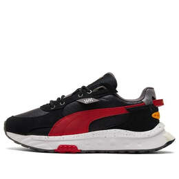 Кроссовки scuderia ferrari x wild rider 'black rosso corsa' Puma, черный 306937-01 | black/red