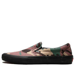 Кроссовки slip on pro sneakers multicolor camouflage Vans, камуфляж vn0a347vkaf | camouflage