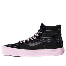 Кроссовки anti social social club x dover street market x sk8-hi 'black' Vans, черный vn0a36c7oyn | black