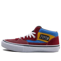 Кроссовки half cab pro 'knee slide' Vans, синий vn0a38cpswq | blue/red