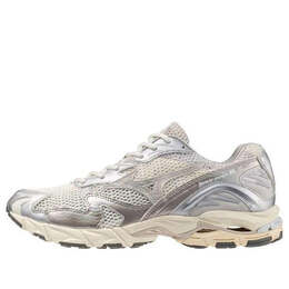 Кроссовки wave rider 10 'metallic snow white' Mizuno, белый d1ga243104 | snow white/white sand/nimbus cloud