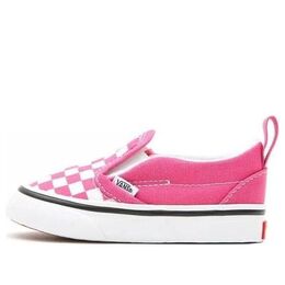 Кроссовки slip-on k shoes pink/white Vans, розовый vn0a348830z | pink/blue