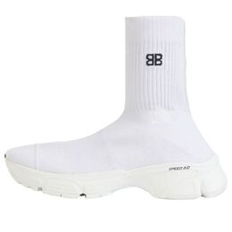 Кроссовки speed 3.0 monocolor sneakers 'recycled off white' Balenciaga, белый 654532w2dn29000 | white/black