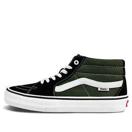 Кроссовки sk8 mid green/black Vans, черный vn0a347u2mc | black/green