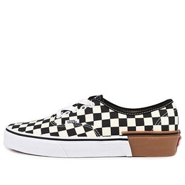 Кроссовки authentic 'gum block checkerboard' Vans, белый vn0a38emu58 | white/black/brown