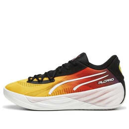 Кроссовки all pro nitro 'showtime' Puma, желтый 309890-01 | yellow sizzle/purple glimme