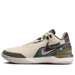 Кроссовки zoom lebron nxxt gen ampd 'faze clan' Nike, бежевый hf0715-200 | light cream/black/medium olive