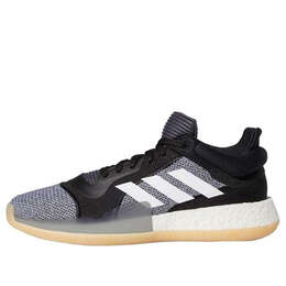 Кроссовки marquee boost low 'black gum' Adidas, мультиколор d96932 | cblack/ftwwht/shocya