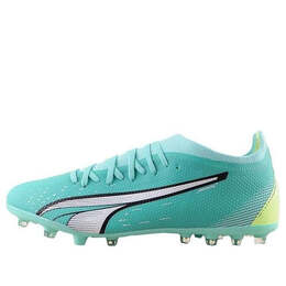 Кроссовки ultra match mg 'electric peppermint fast yellow' Puma, зеленый 107219-03 | electric peppermint/puma white/fast yellow