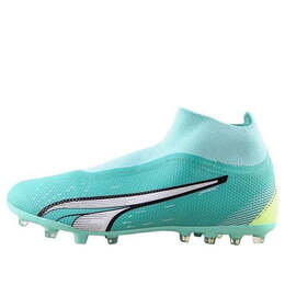 Кроссовки ultra match+ ll mg 'electric peppermint fast yellow' Puma, зеленый 107244-03 | electric peppermint/white/fast yellow