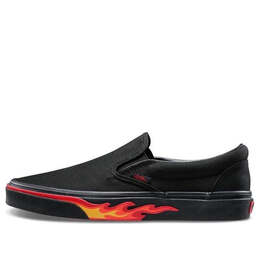 Кроссовки slip-on 'flame wall' Vans, черный vn0a38f7q8q | black