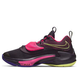 Кроссовки zoom freak 3 ep 'digital' Nike, мультиколор da0695-500 | cave purple/light lemon twist/pink blast