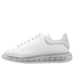 Кроссовки clear sole oversized sneaker 'white pearl' Alexander McQueen, белый 662657wid319637 | white pearl