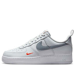 Кроссовки air force 1 '07 'photon dust safety orange' Nike, мультиколор hf3836-001 | photon dust/safety orange/white/cool grey