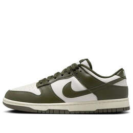 Кроссовки dunk low 'cargo khaki' Nike, белый hf5441-102 | pale ivory/cargo khaki