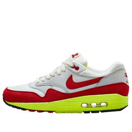 Кроссовки air max 1 premium qs 'air max day' Nike, мультиколор 665873-106 | sail/university red-natural grey