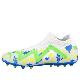 Кроссовки future match x neymar mg 'white green blue' Puma, белый 107617-01 | white/yellow/green