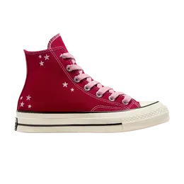 Converse Кроссовки Chuck 70 High, цвет Embroidered Stars - Days Ahead Red a12204c | embroidered stars - days ahead red
