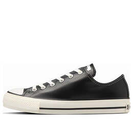 Кроссовки all star olive green leather ox 'black white' Converse, черный 31309190 | black/white