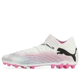 Кроссовки future 7 ultimate mg 'white black poison pink' Puma, белый 107703-01 | puma white/puma black/poison pink